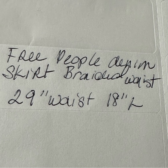 Free People denim skirt size 6 - Picture 8 of 11